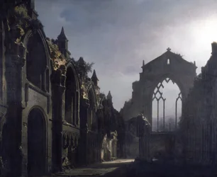 Las ruinas de la capilla de Holyrood
